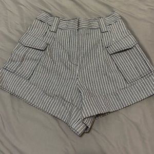 Derek Lam striped cargo shorts